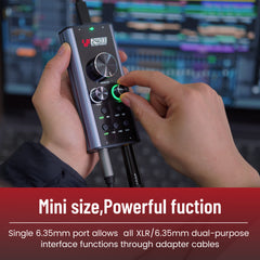 Portable Mini USB Audio Interface with 24bit 192Khz Sampling Rate SF2403