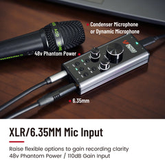 Portable Mini USB Audio Interface with 24bit 192Khz Sampling Rate SF2403